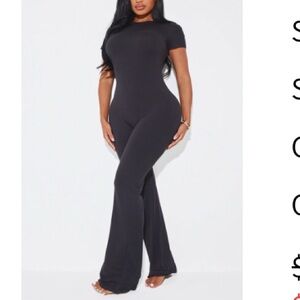 PrettyLittleThing Black Jumpsuit